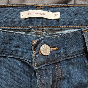 Middy Straight Blue Jeans